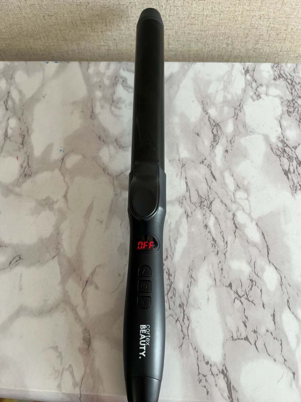 Cortex Beauty 1.25-Inch Digital Extra Long Barrel Curling Iron Black